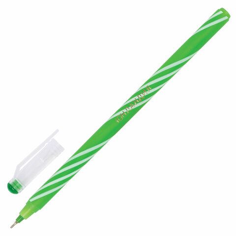 Ручка шариковая масляная синяя 0,3мм иголчатый узел 0,6мм корп ассорти ЮНЛАНДИЯ Candy 1/75/3000 Ручка шариковая масляная синяя 0,3мм иголчатый узел 0,6мм корп ассорти ЮНЛАНДИЯ Candy 1/75/3000