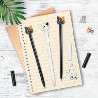 Ручка с топпером шариковая ЮНЛАНДИЯ Кошка корпус ассорти СИНЯЯ узел 0,7мм 1/12 Ручка с топпером шариковая ЮНЛАНДИЯ Кошка корпус ассорти СИНЯЯ узел 0,7мм 1/12