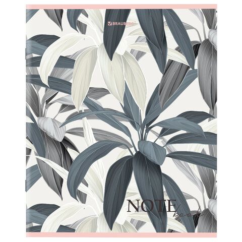 Тетрадь 96л А5 клетка скоба BRAUBERG 1/5/50