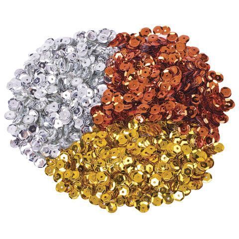 Пайетки для творчества КЛАССИКА, ЗОЛОТО, СЕРЕБРО, МЕДЬ, 6мм, 30г., ОСТРОВ СОКРОВИЩ (вывод) Пайетки для творчества КЛАССИКА, ЗОЛОТО, СЕРЕБРО, МЕДЬ, 6мм, 30г., ОСТРОВ СОКРОВИЩ (вывод)