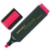 Текстмаркер розовый 1-5 мм скошенный наконечник BRAUBERG ORIGINAL 1/12/576  Текстмаркер розовый 1-5 мм скошенный наконечник BRAUBERG ORIGINAL 1/12/576