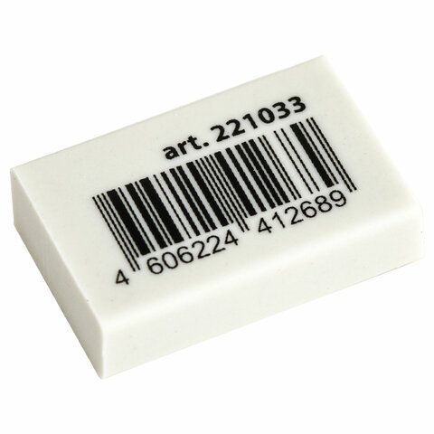 Ластик 26х17х7мм термопластичная резина белый BRAUBERG 1/80 Ластик 26х17х7мм термопластичная резина белый BRAUBERG 1/80