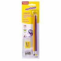 Набор карандашей ч/гр НВ 2шт ластик точилка блистер ЮНЛАНДИЯ ШКОЛЬНЫЙ 1/12 Набор карандашей ч/гр НВ 2шт ластик точилка блистер ЮНЛАНДИЯ ШКОЛЬНЫЙ 1/12