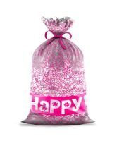 Пакет подарочный полипропилен (20х35) Хеппи 100/2000