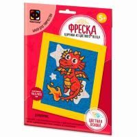 Аппликация фреска Веселый зоопарк Дракончик 1/50 Аппликация фреска Веселый зоопарк Дракончик 1/50