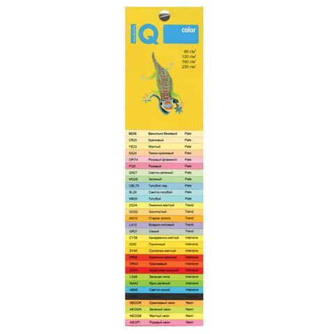 Бумага А4 500л 80 г/м2 розовая неон NEOPI IQ (АйКью) color 1/5 Бумага А4 500л 80 г/м2 розовая неон NEOPI IQ (АйКью) color 1/5