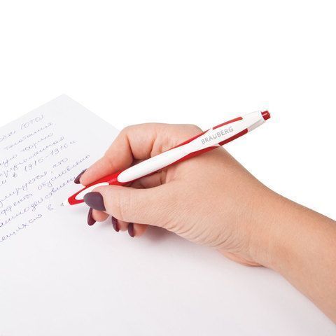 Ручка шариковая автомат синяя узел 0,7мм BRAUBERG Caribbean 1/12