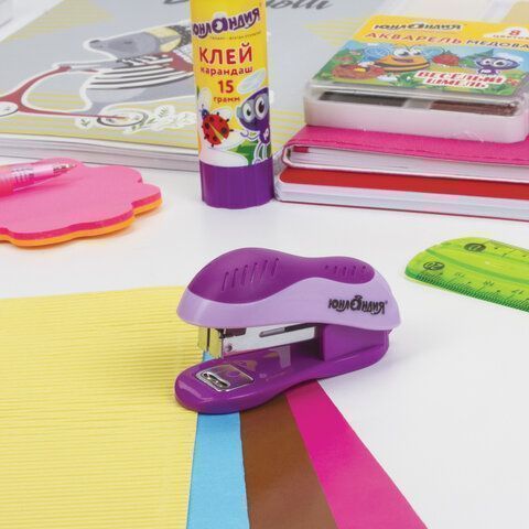 Степлер №10 до 15л с антистеплером ЮНЛАНДИЯ МИНИ 1/24