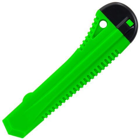 Нож канцелярский 18мм с фиксатором упаковка с европодвесом Staff 1/24/576