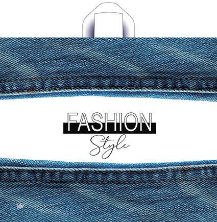 Пакет с петлевой ручкой (50х60)-60 Стиль Джинс ТИКО 25/250 Пакет с петлевой ручкой (50х60)-60 Стиль Джинс ТИКО 25/250