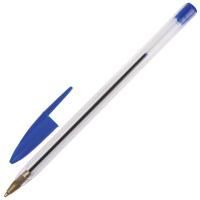 Ручка шариковая синяя узел 1мм линия 0,5мм корпус прозр STAFF Basic BP-01 1/50/2000 Ручка шариковая синяя узел 1мм линия 0,5мм корпус прозр STAFF Basic BP-01 1/50/2000