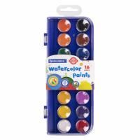 Краски акварельные 16цв круглые кюветы 23 мм пенал BRAUBERG PREMIUM 12/144 Краски акварельные 16цв круглые кюветы 23 мм пенал BRAUBERG PREMIUM 12/144