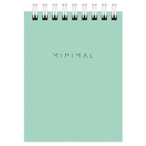 Блокнот 40л А7 75х105мм гребень клетка BRAUBERG Minimal Pastel 1/120 Блокнот 40л А7 75х105мм гребень клетка BRAUBERG Minimal Pastel 1/120