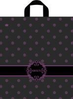 Пакет с петлевой ручкой (42х46)-95 Перфекто Роз Тико 25/300