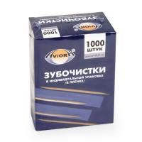 Зубочистки в индивидуальной упаковке бамбук (в пленке) без ментола Aviora (1000шт) 1/30 Зубочистки в индивидуальной упаковке бамбук (в пленке) без ментола Aviora (1000шт) 1/30