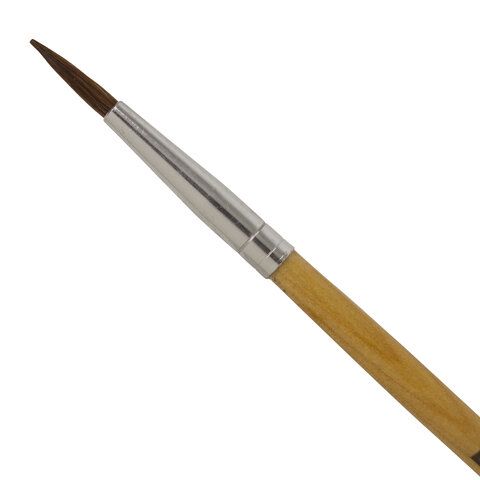 Кисть пони круглая №3 BRAUBERG 1/30/2400 Кисть пони круглая №3 BRAUBERG 1/30/2400