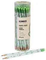 Карандаш ч/гр НВ заточенный трехгранный дерев LOREX KIDS V-TYPE 1/48