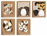 Тетрадь 48л А5 клетка мелованный картон Цветочный стиль Schoolformat 10/80