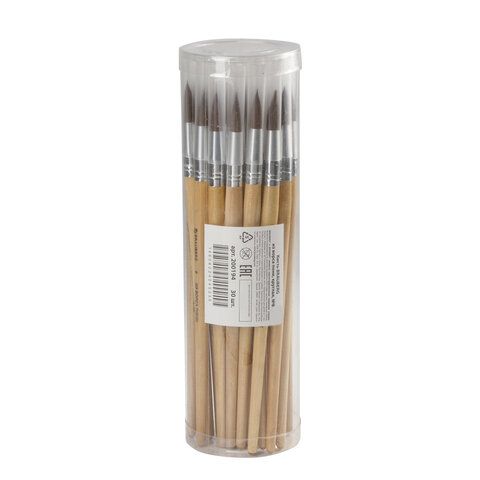 Кисть пони круглая №8  BRAUBERG 1/30 Кисть пони круглая №8  BRAUBERG 1/30