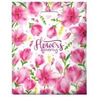 Пакет с вырубной ручкой (38х47+6)-60 Трепет ламинат 1/50/500