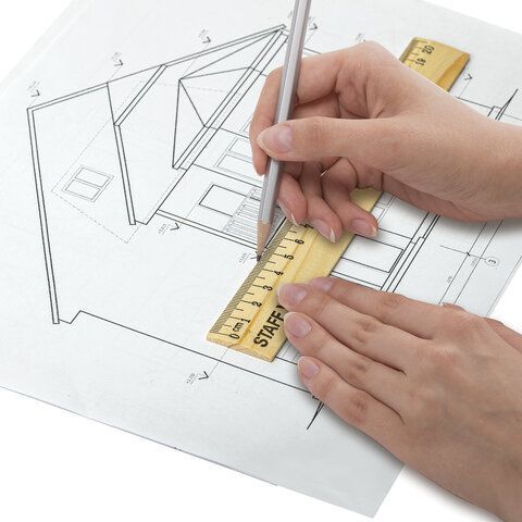 Линейка 20см деревянная STAFF 1/72 Линейка 20см деревянная STAFF 1/72