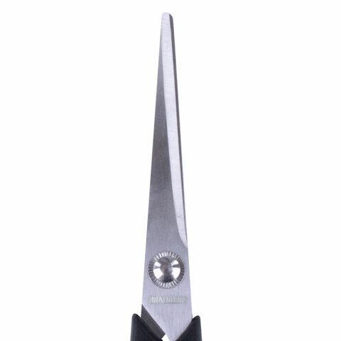 Ножницы 165мм метал черно-синие вставки европодвес Soft Grip Brauberg 1/12 Ножницы 165мм метал черно-синие вставки европодвес Soft Grip Brauberg 1/12