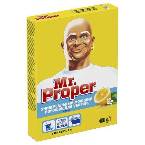 Порошок Мистер Пропер универсальный моющий (для уборки) 400гр Лимон 1/22