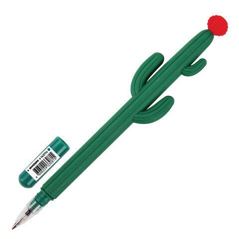 Ручка фигурная шариковая мягкий силиконовый корпус, ассорти, СИНЯЯ, 0,7мм ЮНЛАНДИЯ Кактус 1/12 Ручка фигурная шариковая мягкий силиконовый корпус, ассорти, СИНЯЯ, 0,7мм ЮНЛАНДИЯ Кактус 1/12