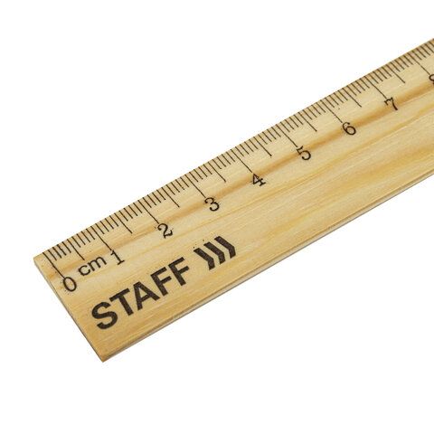 Линейка 20см деревянная STAFF 1/72 Линейка 20см деревянная STAFF 1/72