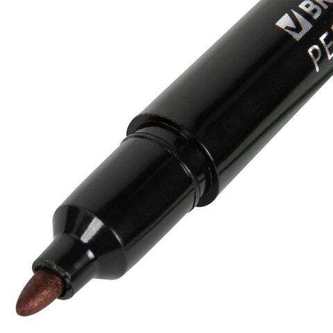 Маркер перманентный двусторонний BRAUBERG DUO, ЧЕРНЫЙ, наконечники 0,7/1 мм 1/10 Маркер перманентный двусторонний BRAUBERG DUO, ЧЕРНЫЙ, наконечники 0,7/1 мм 1/10