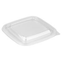 Крышка для контейнера ПЭТ СпК-1212 (126х126х5) Кубик прозрачная ПолиЭр 50/500