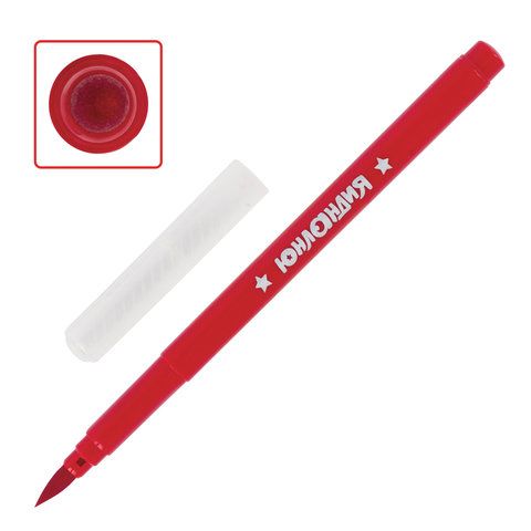 Фломастеры 12 цв с кистью вентилируемый колпачок ЮНЛАНДИЯ ЮНЫЙ ВОЛШЕБНИК 1/24