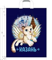 Пакет с петлевой ручкой (38х45)-60 Казань Барс 100/500 Пакет с петлевой ручкой (38х45)-60 Казань Барс 100/500