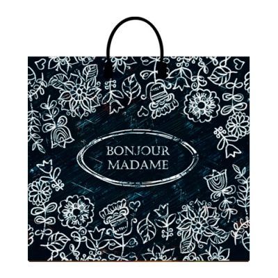 Пакет с пластмассовыми ручками (34х37)-80 Мадам 10/100 Пакет с пластмассовыми ручками (34х37)-80 Мадам 10/100