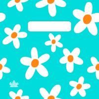 Пакет с вырубной ручкой (21х20)-70 Ромашки на счастье Тико 100/1500