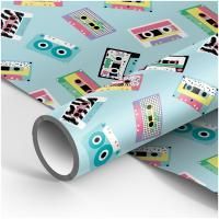 Бумага подарочная 70х100см 80г/м ассорти Meshu Кассеты 1/50 