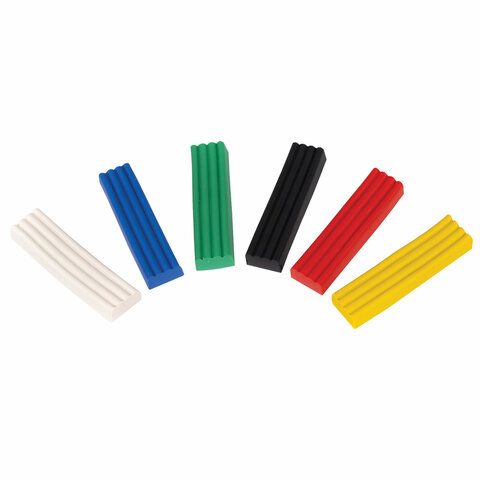 Пластилин 06цв 120г классический со стеком BRAUBERG 1/32 Пластилин 06цв 120г классический со стеком BRAUBERG 1/32