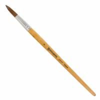 Кисть пони круглая №8  BRAUBERG 1/30 Кисть пони круглая №8  BRAUBERG 1/30