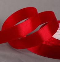 Лента атласная 20мм 25м красная 1/10