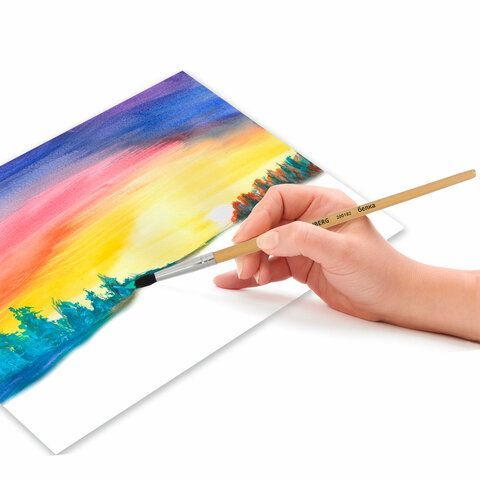 Кисть белка круглая №5 BRAUBERG  1/30