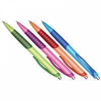 Ручка шариковая автомат синяя 0,7мм линия корпус ассорти Grip Forosis Centrum 1/12/144