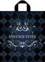 Пакет с петлевой ручкой (40х44)-75 Винтажный стиль Тико 50/300 Пакет с петлевой ручкой (40х44)-75 Винтажный стиль Тико 50/300