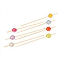 Пика для канапе Круглый кристалл 12см (100шт) 1/40