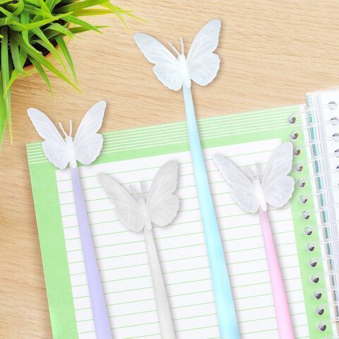 Ручка фигурная шариковая силиконовый корпус, ассорти, СИНЯЯ, узел 0,7мм ЮНЛАНДИЯ Бабочка 1/12 Ручка фигурная шариковая силиконовый корпус, ассорти, СИНЯЯ, узел 0,7мм ЮНЛАНДИЯ Бабочка 1/12