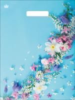 Пакет с вырубной ручкой (31х40)-60 Очаровательные цветы Тико 50/500