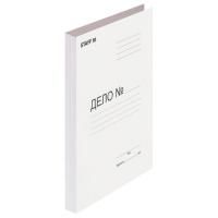 Скоросшиватель картон белый STAFF 220 г/м2 до 200л  1/200