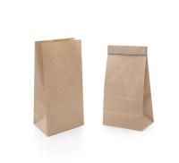 Пакет бумажный крафт 120х80х240 50гр/м без ручек и печати 1000/1000