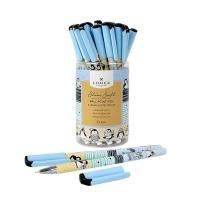 Ручка шариковая масляная синяя 0,5мм корпус прорез LOREX ILLEGALLY CUTE.PINGUIN 1/24