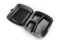 ВПС Ланч-бокс 3-сек (247х206х70) черный 83 LB вспен ЮУП 200/200 