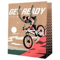 Пакет подарочный бумажный (18х23х10) ламинир Get Ready MESHU 1/12/144